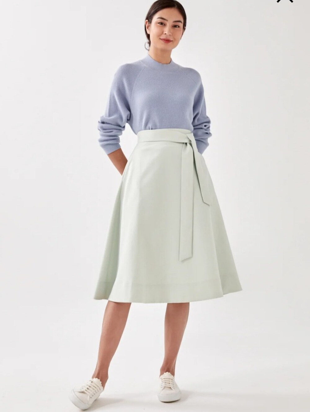 Love, Bonito Knee-length Mint Skirt